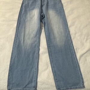 SHEIN Women's Light Blue Flare Jeans